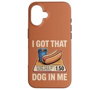 J'Ai ce Chien en Moi, Un Hotdog drôle, J'adore la Restauration Rapide Coque pour iPhone 16