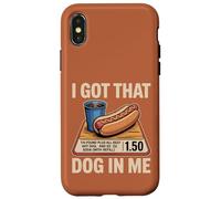 J'Ai ce Chien en Moi, Un Hotdog drôle, J'adore la Restauration Rapide Coque pour iPhone X/XS