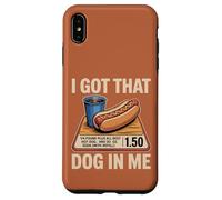 J'Ai ce Chien en Moi, Un Hotdog drôle, J'adore la Restauration Rapide Coque pour iPhone XS Max