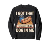 J'Ai ce Chien en Moi, Un Hotdog drôle, J'adore la Restauration Rapide Sweatshirt