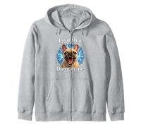J'Ai ce Dawg en Moi Chemise de Bouledogue français en colère Sweat à Capuche