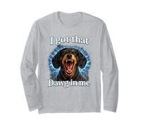 J'Ai ce Dawg en Moi Chemise de Teckel en colère Manche Longue