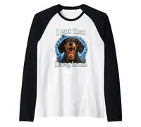 J'Ai ce Dawg en Moi Chemise de Teckel en colère Manche Raglan