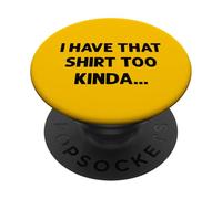 J'Ai Cette Chemise trop méta-Sarcastique PopSockets PopGrip Adhésif