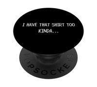 J'Ai Cette Chemise trop méta-Sarcastique PopSockets PopGrip Adhésif