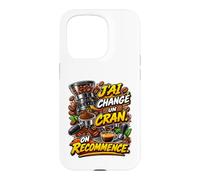 J'Ai changé Un Cran. Je recommence Mon café Coque pour iPhone 15 Pro