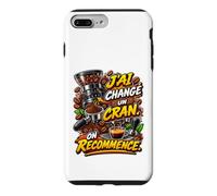 J'Ai changé Un Cran. Je recommence Mon café Coque pour iPhone 7 Plus/8 Plus