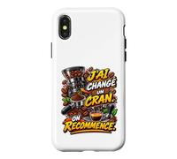 J'Ai changé Un Cran. Je recommence Mon café Coque pour iPhone X/XS