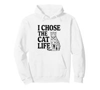 J'Ai Choisi Cat Life Jaguar Cat Lovers Sweat à Capuche