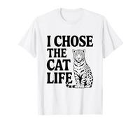 J'Ai Choisi Cat Life Jaguar Cat Lovers T-Shirt