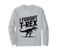 J'Ai combattu Un passionné de Dinosaures T-Rex Manche Longue