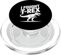 J'Ai combattu Un passionné de Dinosaures T-Rex PopSockets PopGrip pour MagSafe