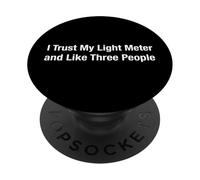 J'Ai Confiance en Mon posemètre et J'aime Trois Personnes PopSockets PopGrip Adhésif