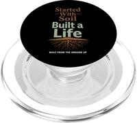 J'Ai construit Cette Vie Moi-même, Homesteader, Rural Life, Country Pride PopSockets PopGrip pour MagSafe