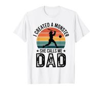 J'Ai créé Un Monstre, Elle m'appelle Papa, Fier Papa du Softball T-Shirt