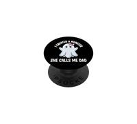 J'Ai créé Un Monstre Qui m'appelle Papa Vintage Sunset Funny PopSockets PopGrip Adhésif