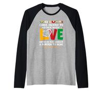 J'Ai décidé de m'en Tenir au Love Black History Month Manche Raglan