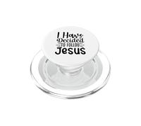 J'Ai décidé de Suivre Jésus Faith Christian PopSockets PopGrip pour MagSafe