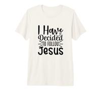 J'Ai décidé de Suivre Jésus Faith Christian T-Shirt Haut de Gamme