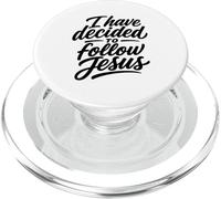 J'Ai décidé de Suivre la Foi chrétienne de Jésus PopSockets PopGrip pour MagSafe