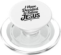 J'Ai décidé de Suivre la Foi inspirante de Jésus PopSockets PopGrip pour MagSafe