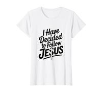 J'Ai décidé de Suivre la Foi inspirante de Jésus T-Shirt Graphique avec Valeur