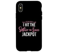 J'Ai décroché Le Jackpot Sister in Belle-Sister in Belle-sœur Coque pour iPhone X/XS