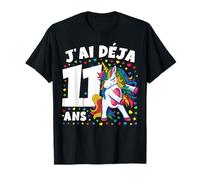 J'Ai Deja 11 Ans Licorne Fille Cadeaux d'anniversaire T-Shirt