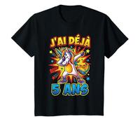 J'Ai Déjà 5 Ans Fille pour 5ème Anniversaire Cadeau Licorne T-Shirt