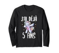 J'Ai Déjà 5 Ans Joli Cadeau De Licorne pour 5e Anniversaire Manche Longue