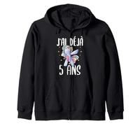 J'Ai Déjà 5 Ans Joli Cadeau De Licorne pour 5e Anniversaire Sweat à Capuche