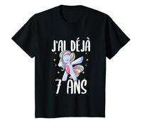 J'ai Déjà 7 Ans Joli Cadeau De Licorne Pour 7e Anniversaire T-Shirt