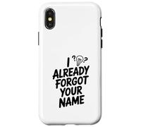 J'Ai déjà oublié Ton nom Coque pour iPhone X/XS