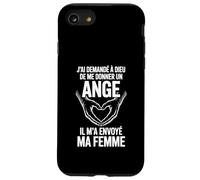 J'ai Demandé À Dieu De Me Donner Un Ange Cadeau Couple Coque pour iPhone SE (2020) / 7 / 8