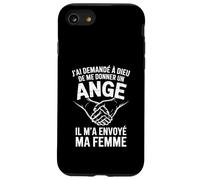 J'ai Demandé À Dieu De Me Donner Un Ange Cadeau Couple Coque pour iPhone SE (2020) / 7 / 8
