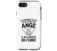 J'ai Demandé À Dieu De Me Donner Un Ange Cadeau Couple Coque pour iPhone SE (2020) / 7 / 8