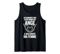 J'ai Demandé À Dieu De Me Donner Un Ange Cadeau Couple Débardeur