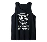 J'ai Demandé À Dieu De Me Donner Un Ange Cadeau Couple Débardeur