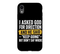 J'Ai demandé à Dieu de me Guider et il m'a Dit : « Continuez à Devenir chrétien » Coque pour iPhone XR