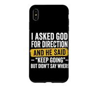 J'Ai demandé à Dieu de me Guider et il m'a Dit : « Continuez à Devenir chrétien » Coque pour iPhone XS Max
