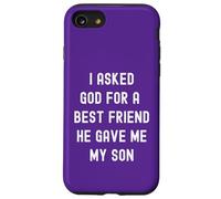 J'Ai demandé à Dieu Que Mon Meilleur ami m'a donné la Foi chrétienne à Mon Fils Coque pour iPhone SE (2020) / 7/8