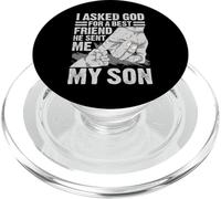 J'Ai demandé à Dieu Un Meilleur ami, il m'a envoyé Mon Fils, Fier père PopSockets PopGrip pour MagSafe