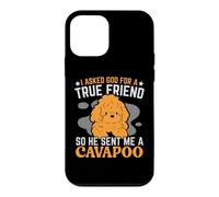 J'Ai demandé à Dieu Un véritable ami Alors il m'a envoyé Un Chien Cavapoo Coque pour iPhone 12 Mini
