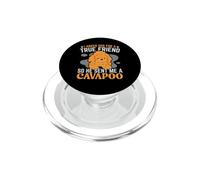 J'Ai demandé à Dieu Un véritable ami Alors il m'a envoyé Un Chien Cavapoo PopSockets PopGrip pour MagSafe