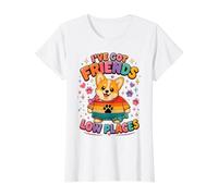 J'Ai des Amis - Amant de Chien Welsh Corgi Pembroke Corgi T-Shirt Graphique avec Valeur