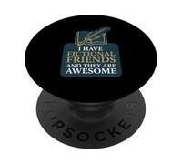 J'Ai des Amis fictifs et Ils sont géniaux PopSockets PopGrip Adhésif