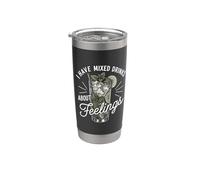 J'ai des boissons mélangées à propos de Feelings Funny Mojito Cocktail Fun Gobelet isotherme en acier inoxydable double paroi
