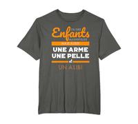 J'ai Des Enfants Magnifiques Une Arme Une Pelle Et Un Alibi T-Shirt