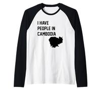 J'Ai des Gens au Cambodge Manche Raglan