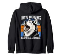 J'Ai des pensées Que Vous Allez Toutes Entendre Husky Sweat à Capuche